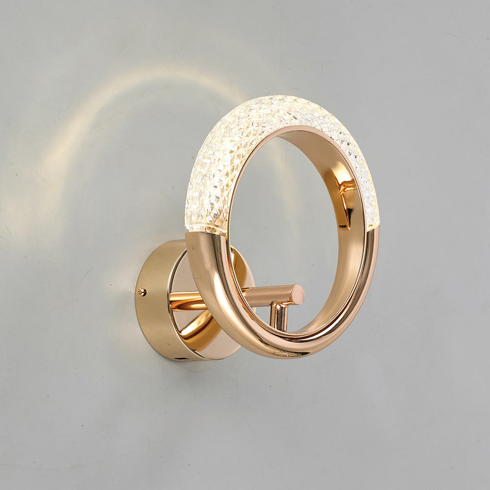 LED GOLDEN RING WALL LIGHT