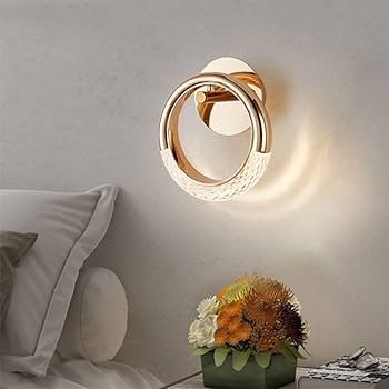 LED GOLDEN RING WALL LIGHT