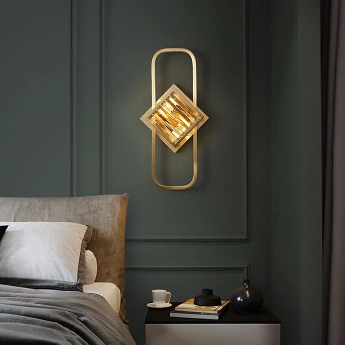 LUXURY STYLISH GOLDEN WALL LAMP