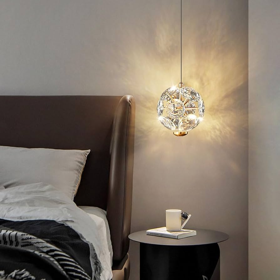 STYLISH BEDSIDE CRYSTAL LIGHT