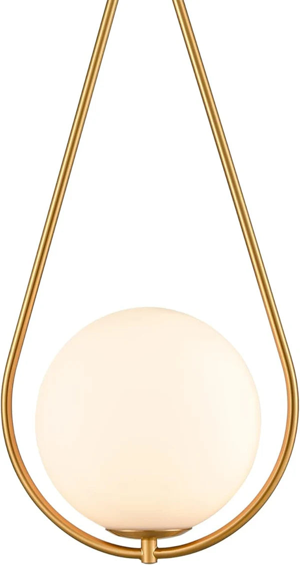 BRASS ORBIT HANGING LIGHT