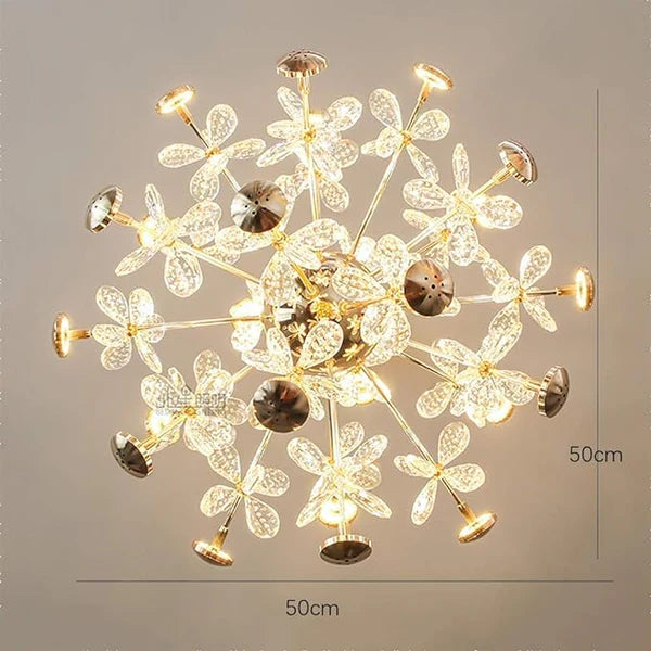 ORB CRYSTAL CHANDELIER