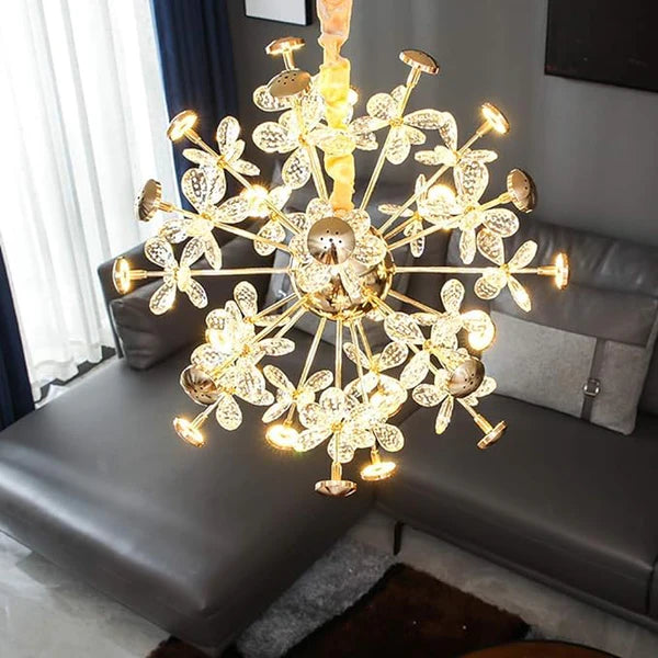 ORB CRYSTAL CHANDELIER