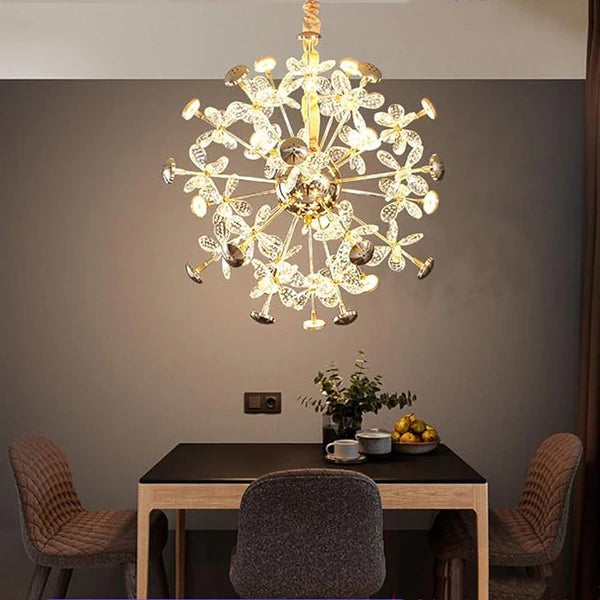 ORB CRYSTAL CHANDELIER