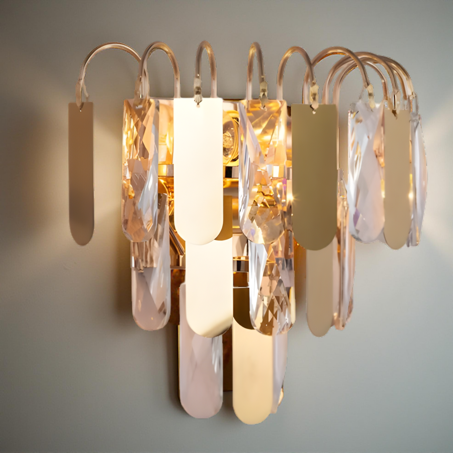 LUXURY CRYSTAL STRIPS WALL LIGHT