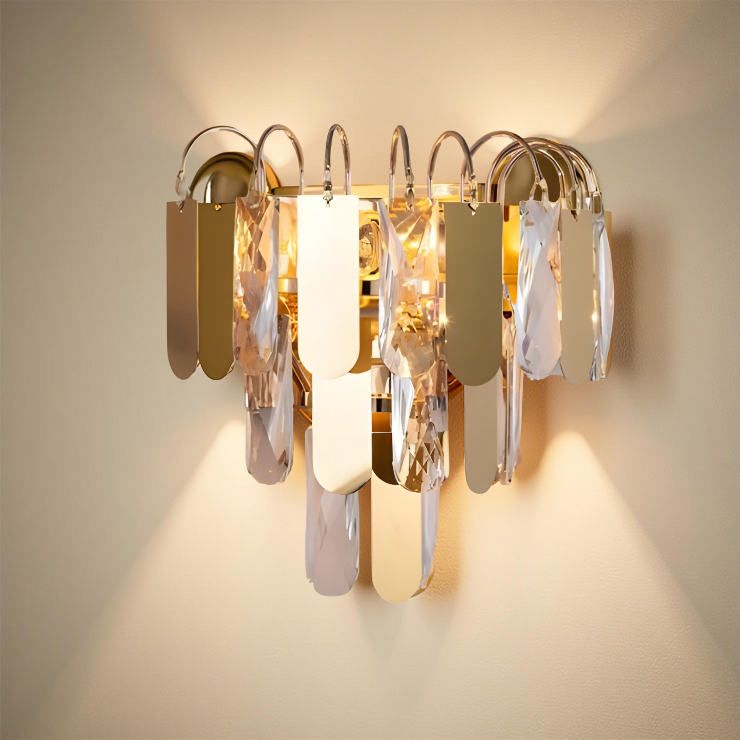 LUXURY CRYSTAL STRIPS WALL LIGHT