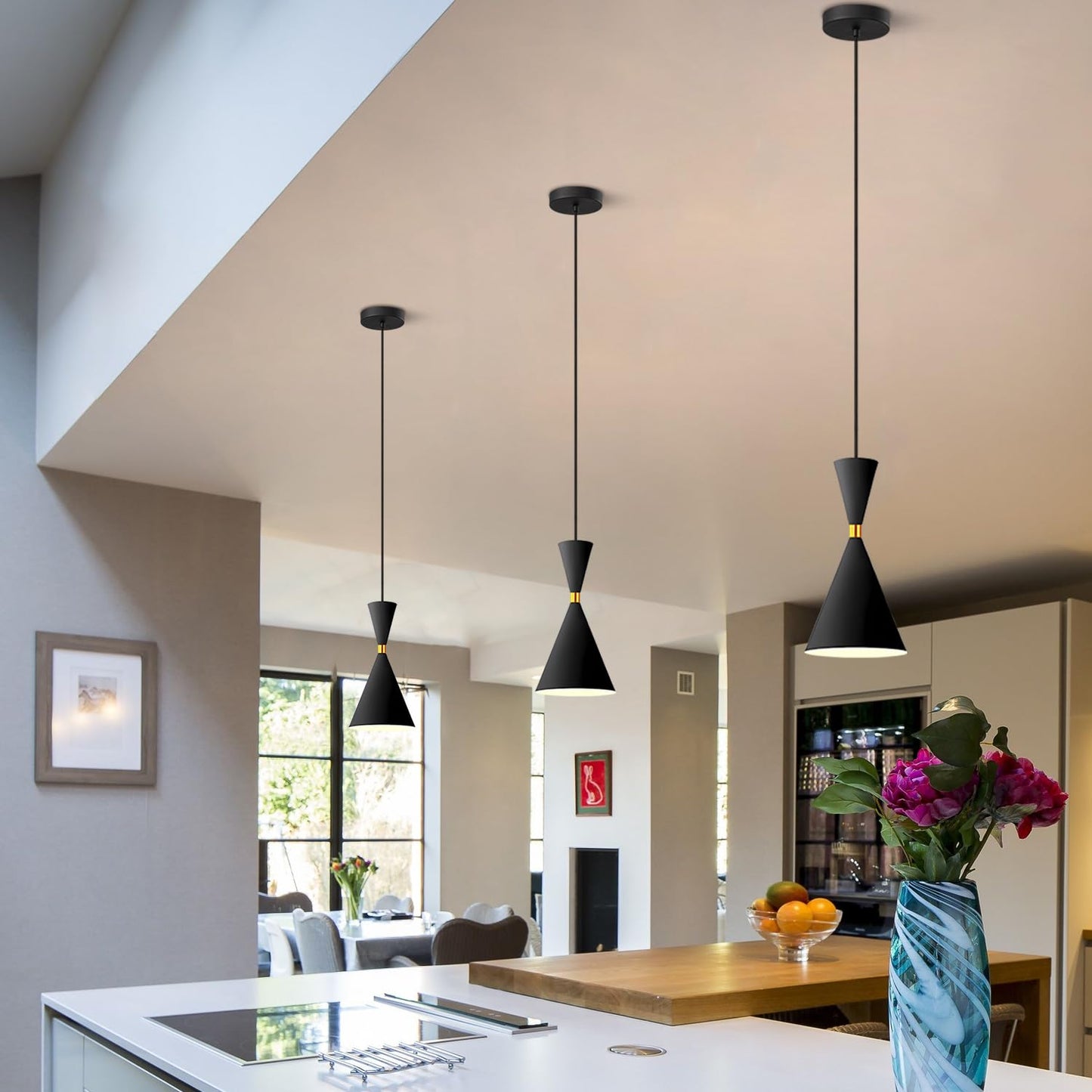 NORDIC GLOW BLACK PENDANT