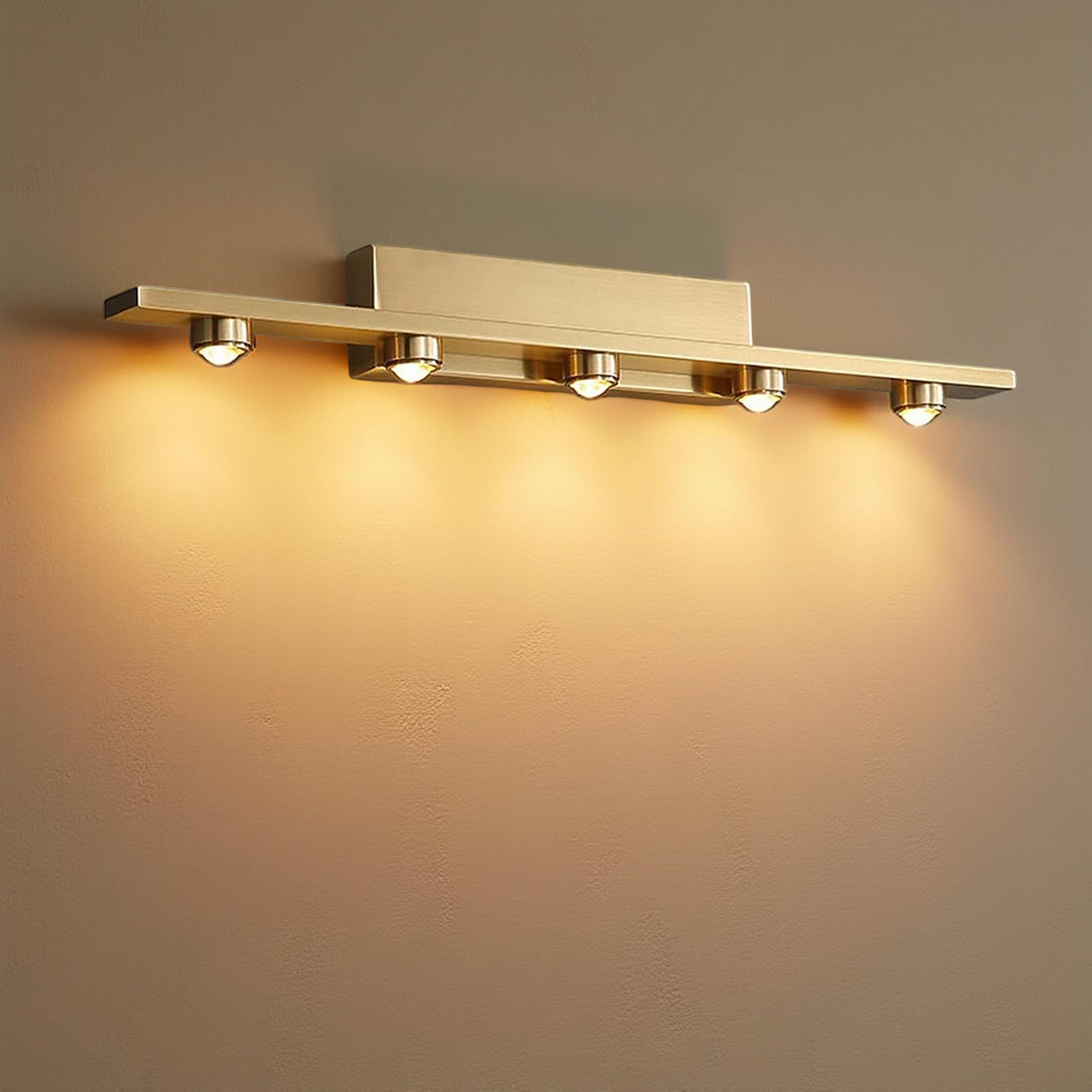 LED BRASS MIRROR LIGHT