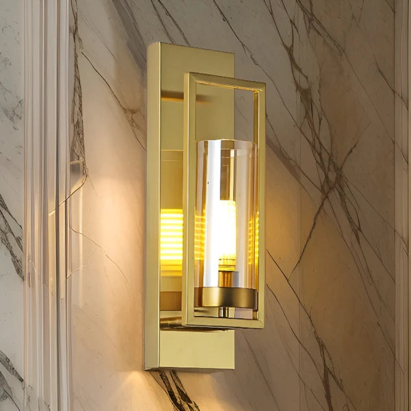 STYLISH LONG GLASS WALL LIGHT