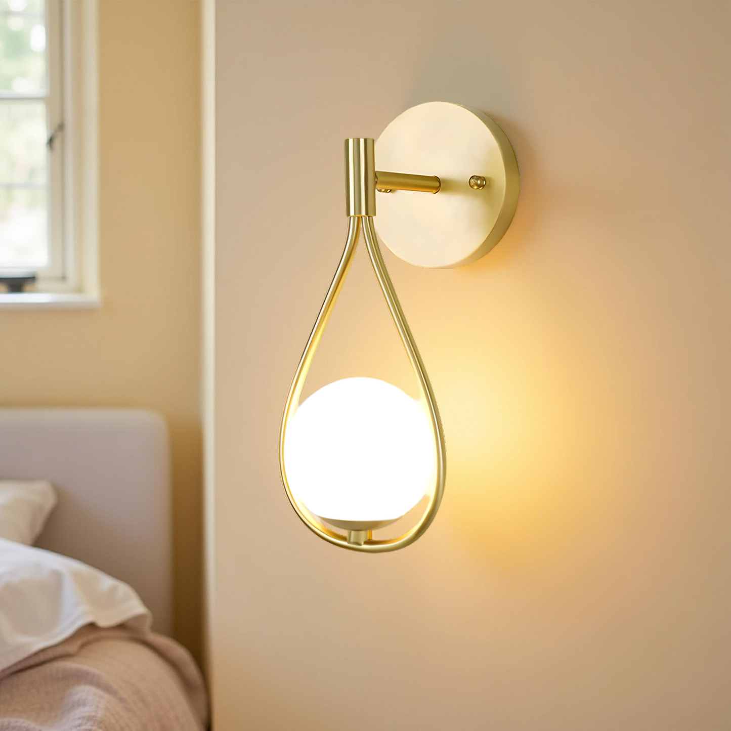 CRYSTAL GLOW WALL SCONCE