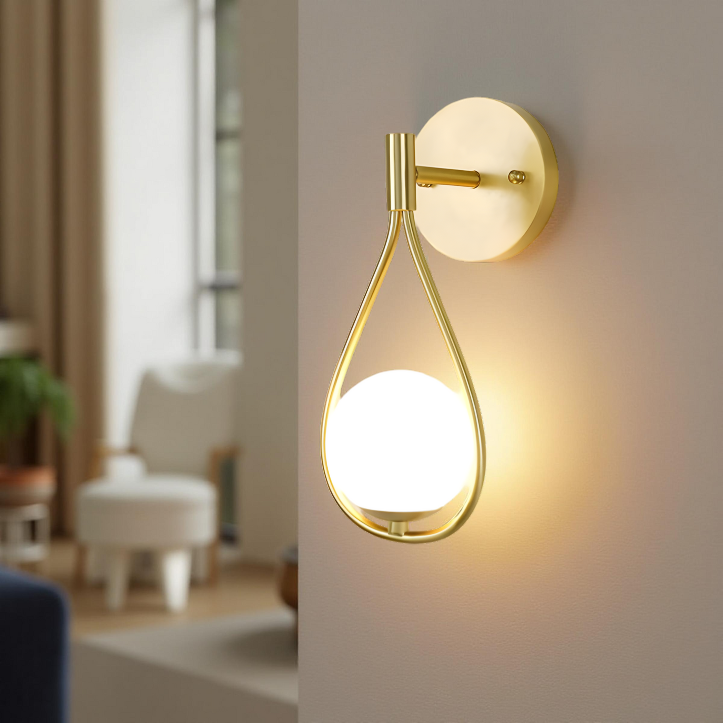CRYSTAL GLOW WALL SCONCE