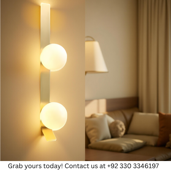 TWIN MOON GLOW WALL LIGHT
