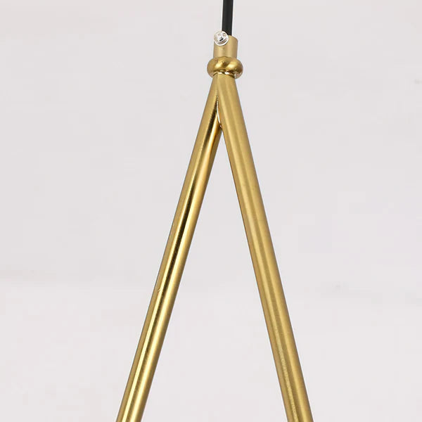 BRASS ORBIT HANGING LIGHT