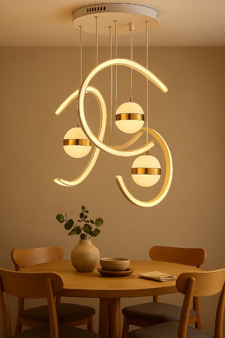 CURVE LED HANGING PENDANT LIGHT