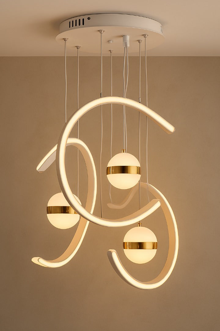 CURVE LED HANGING PENDANT LIGHT