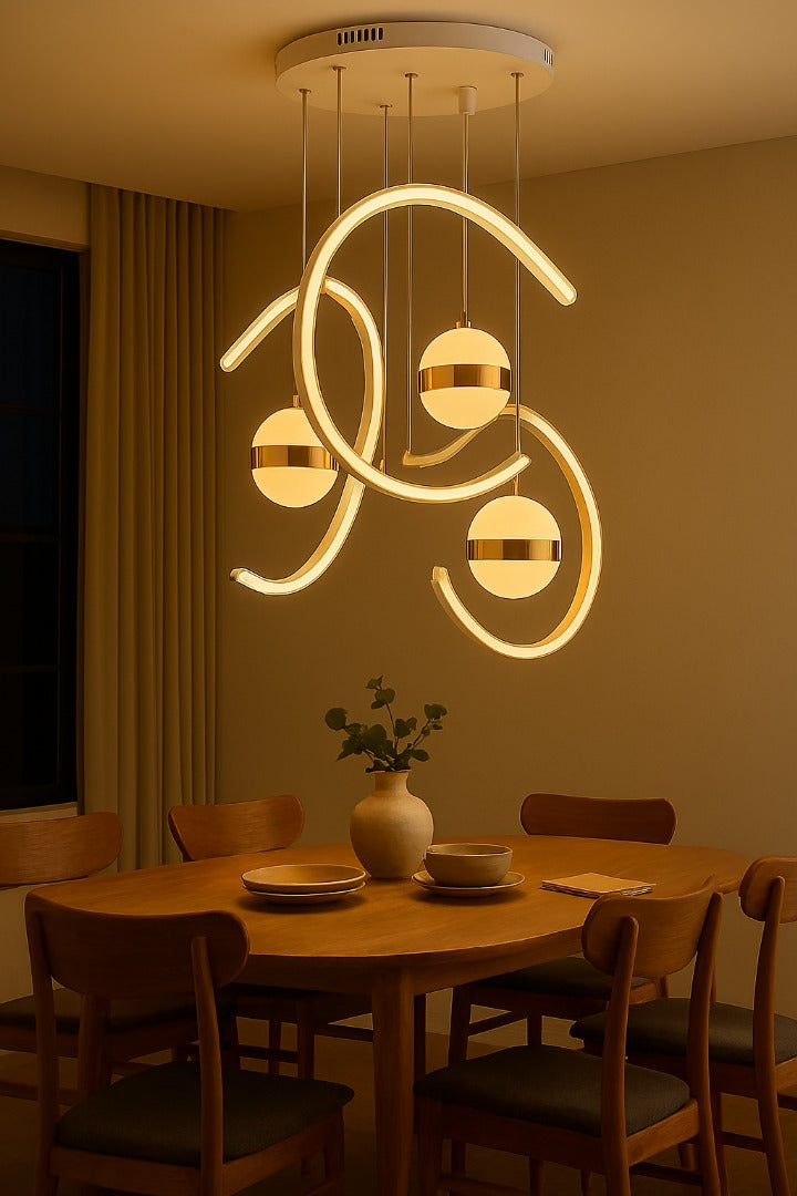 CURVE LED HANGING PENDANT LIGHT