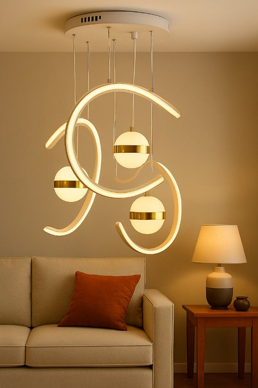 CURVE LED HANGING PENDANT LIGHT