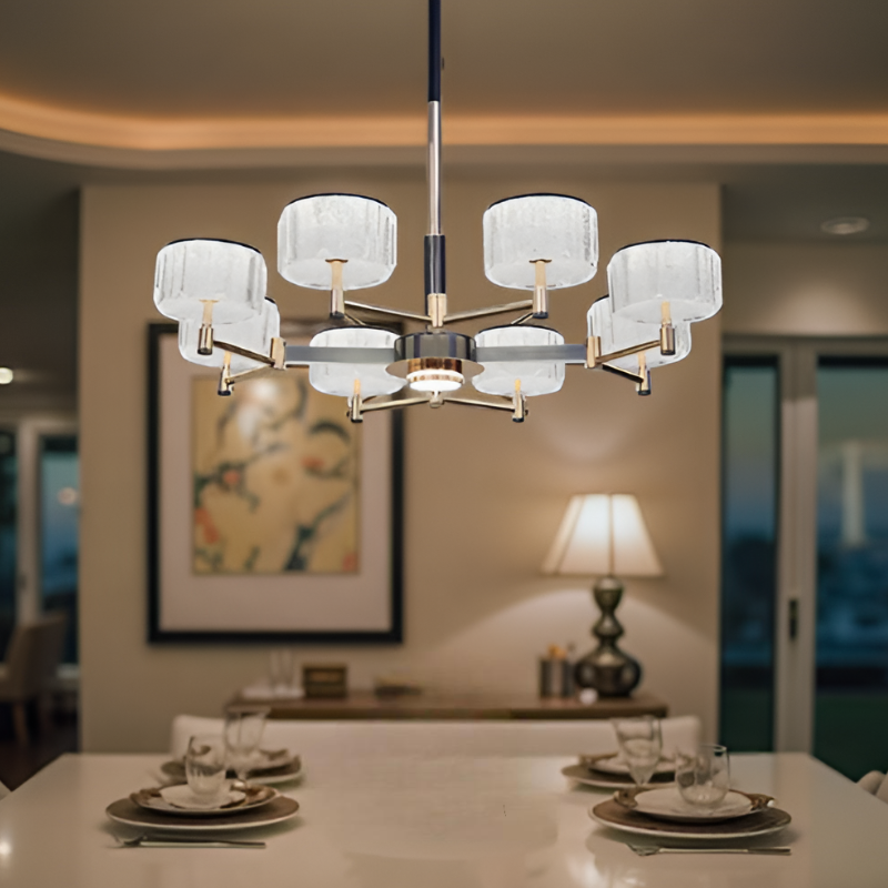 ICE CRYSTAL ELEGANCE CHANDELIER