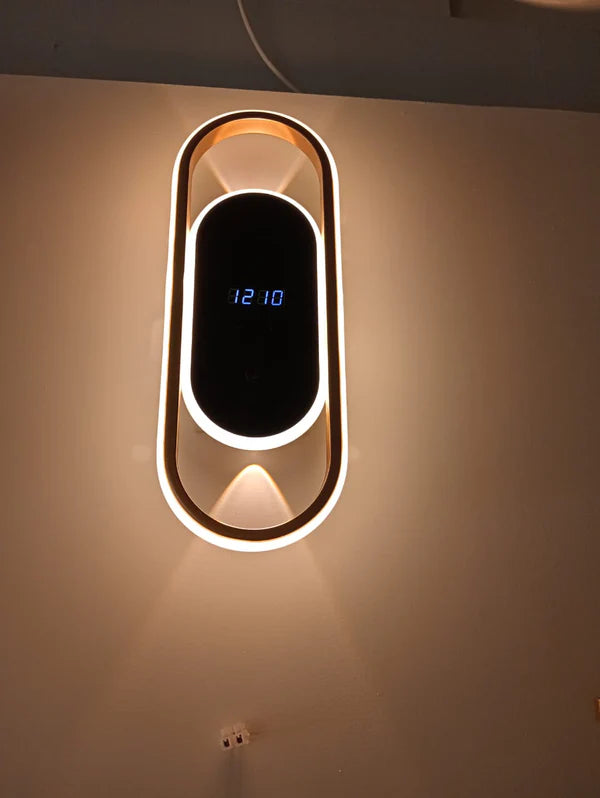 LED DIGITAL CLOCK WALL LIGHT