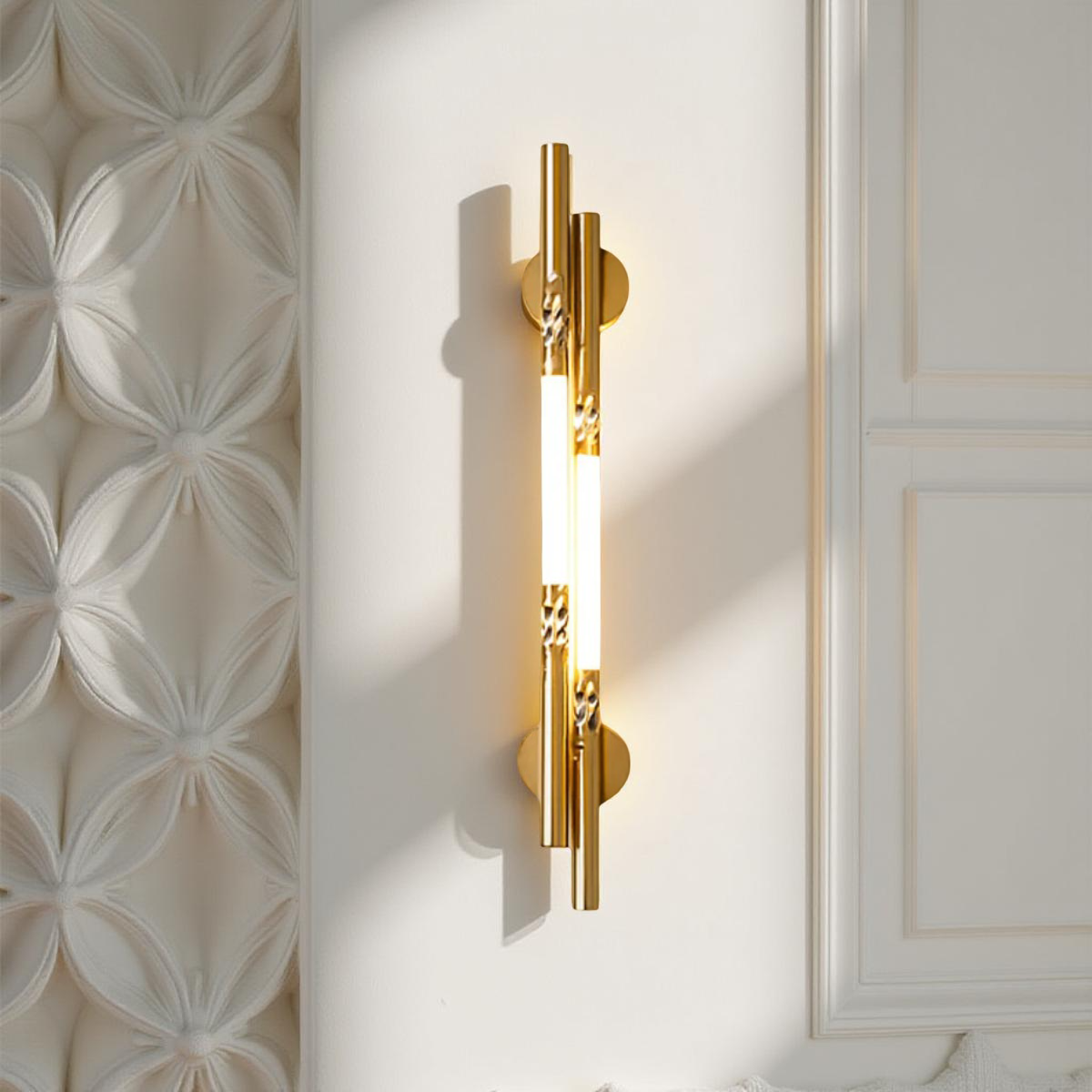 MODERN GOLDEN WALL LAMP FOR BEDROOM & LIVING ROOM