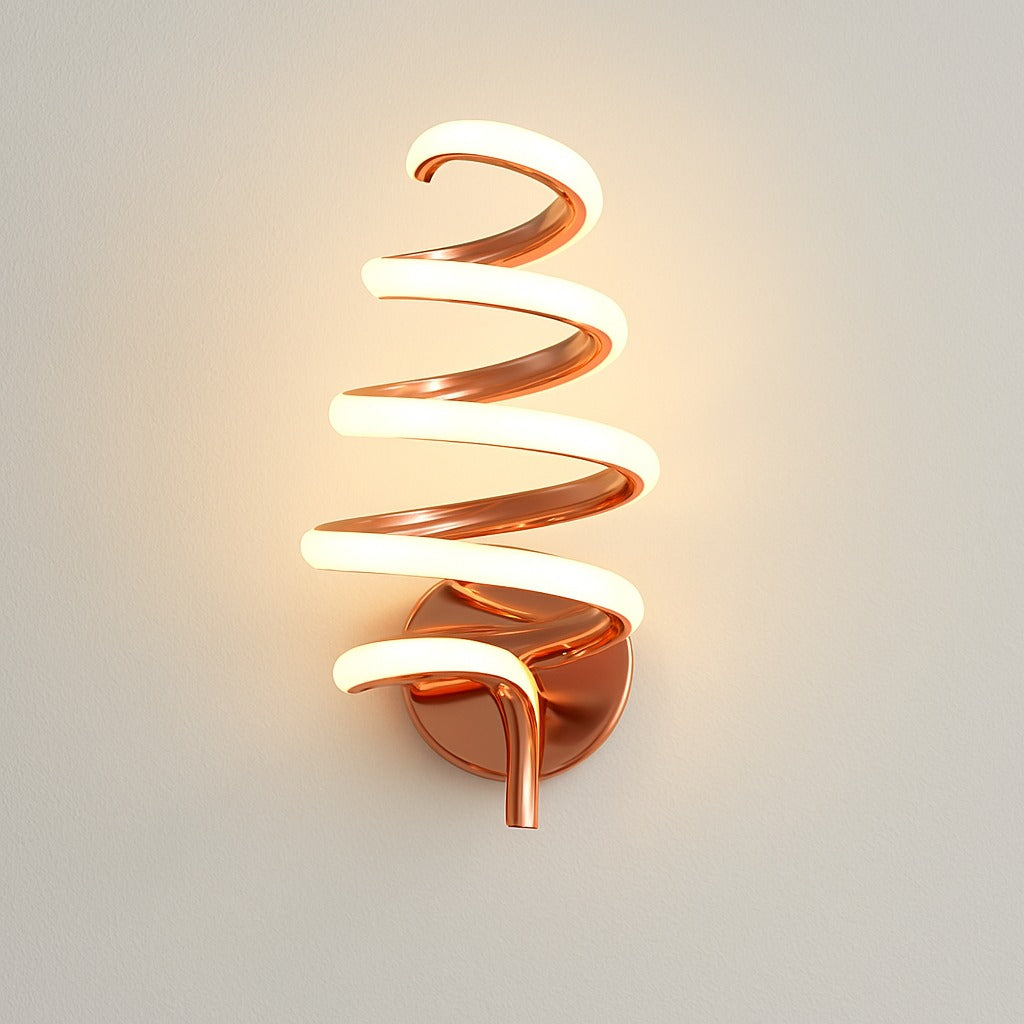 MODERN SPIRAL WALL LIGHT