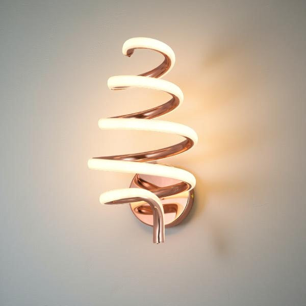 MODERN SPIRAL WALL LIGHT