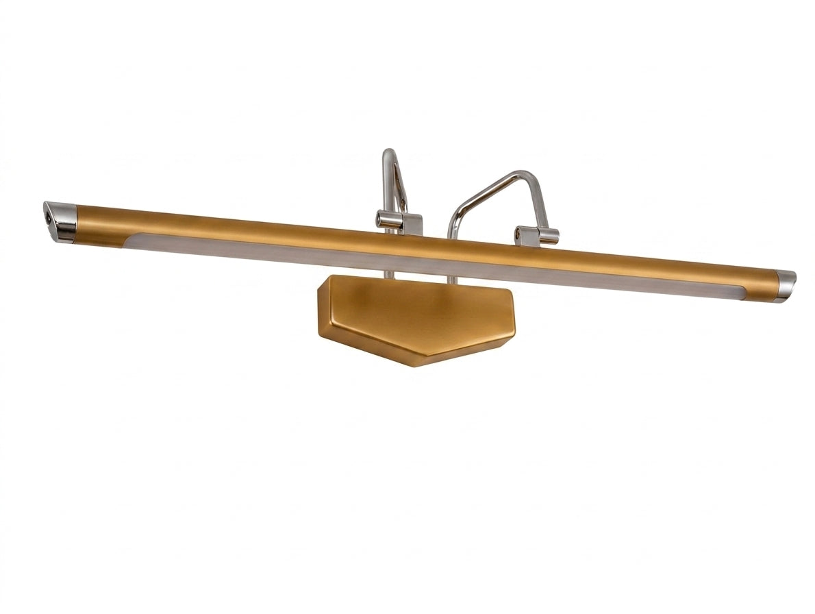 Modern Gold LED Vanity Light – Perfect for Modern Bathroom Vanities & Dressing Areas
