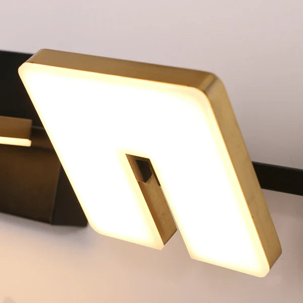 GOLDEN MODERN MIRROR LIGHT