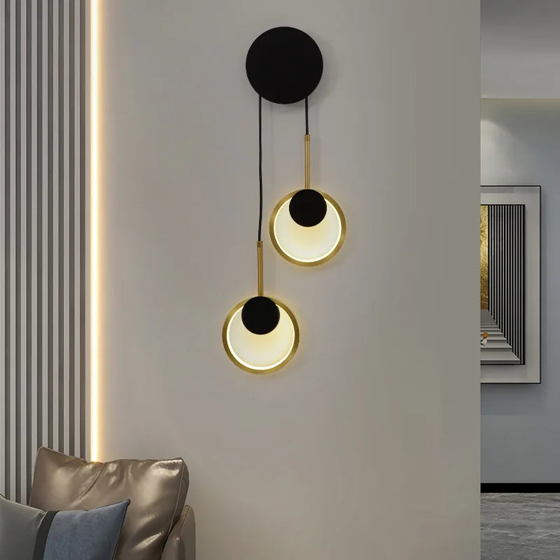 MODERN RING PENDANT WALL LIGHT