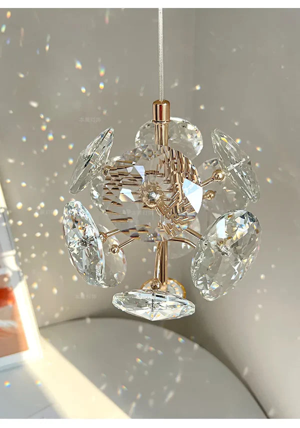 STYLISH BEDSIDE CRYSTAL LIGHT