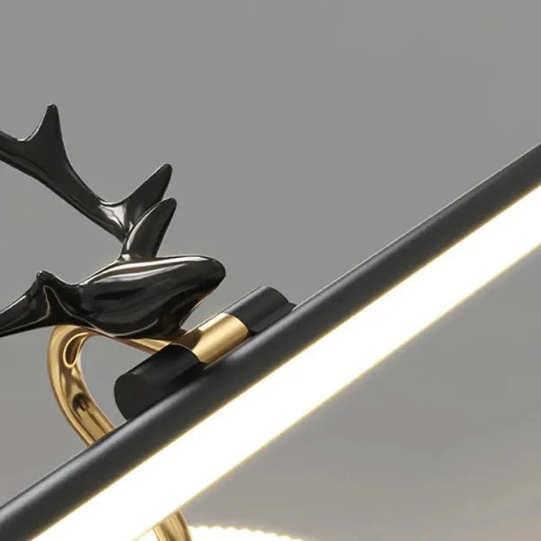 BLACK & GOLD MIRROR LIGHT