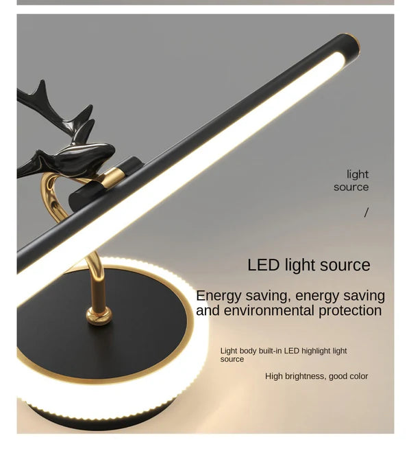 BLACK & GOLD MIRROR LIGHT