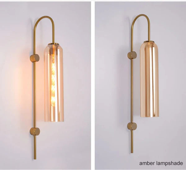 VINTAGE LINEAR GLASS WALLLIGHT