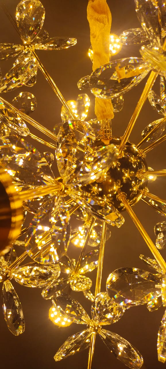ORB CRYSTAL CHANDELIER