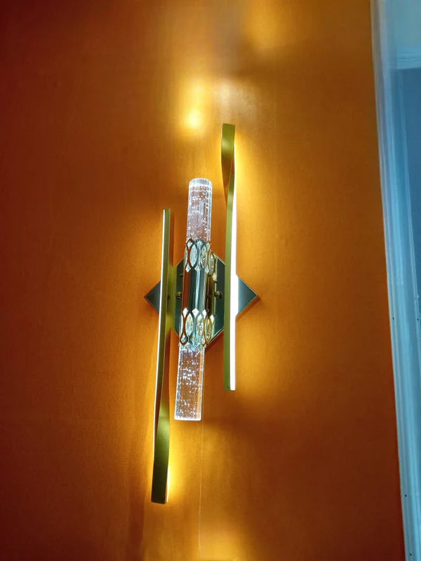 CRYSTAL LED WALL SCONCE