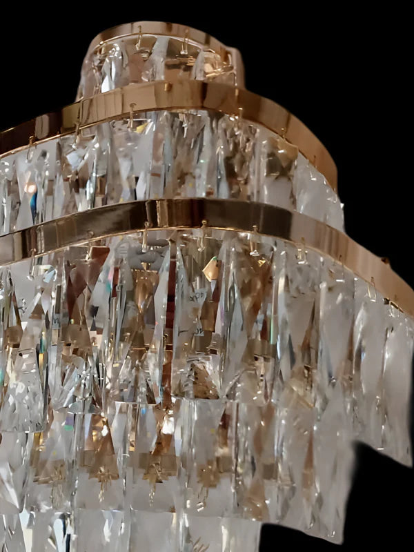 LUXERY GOLD CRYSTAL WALL LIGHT