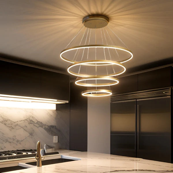4 RING STYLISH CHANDELIER