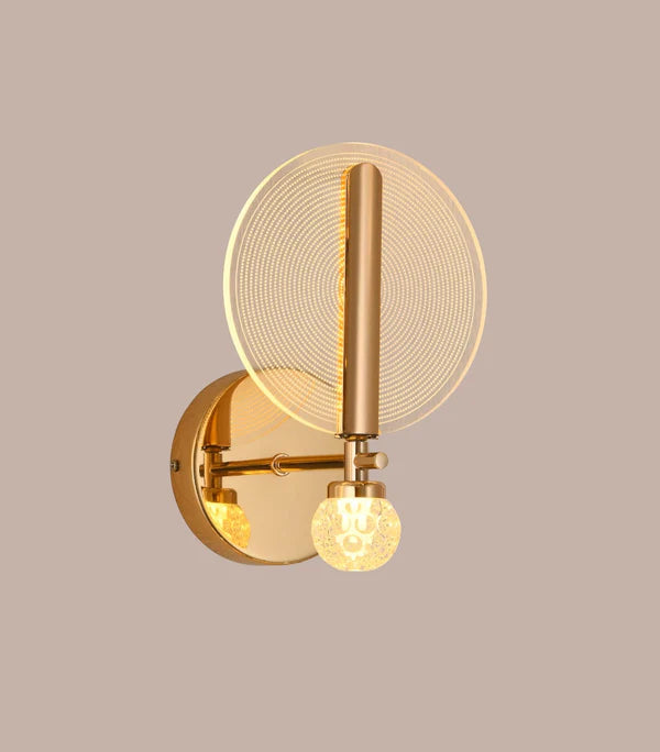 GOLDEN ORBIT LED WALL LIGHT