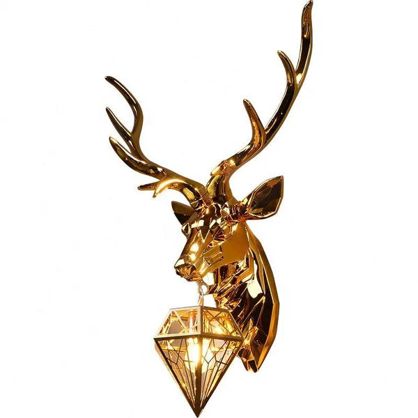 DIAMOND DEER WALL LIGHT