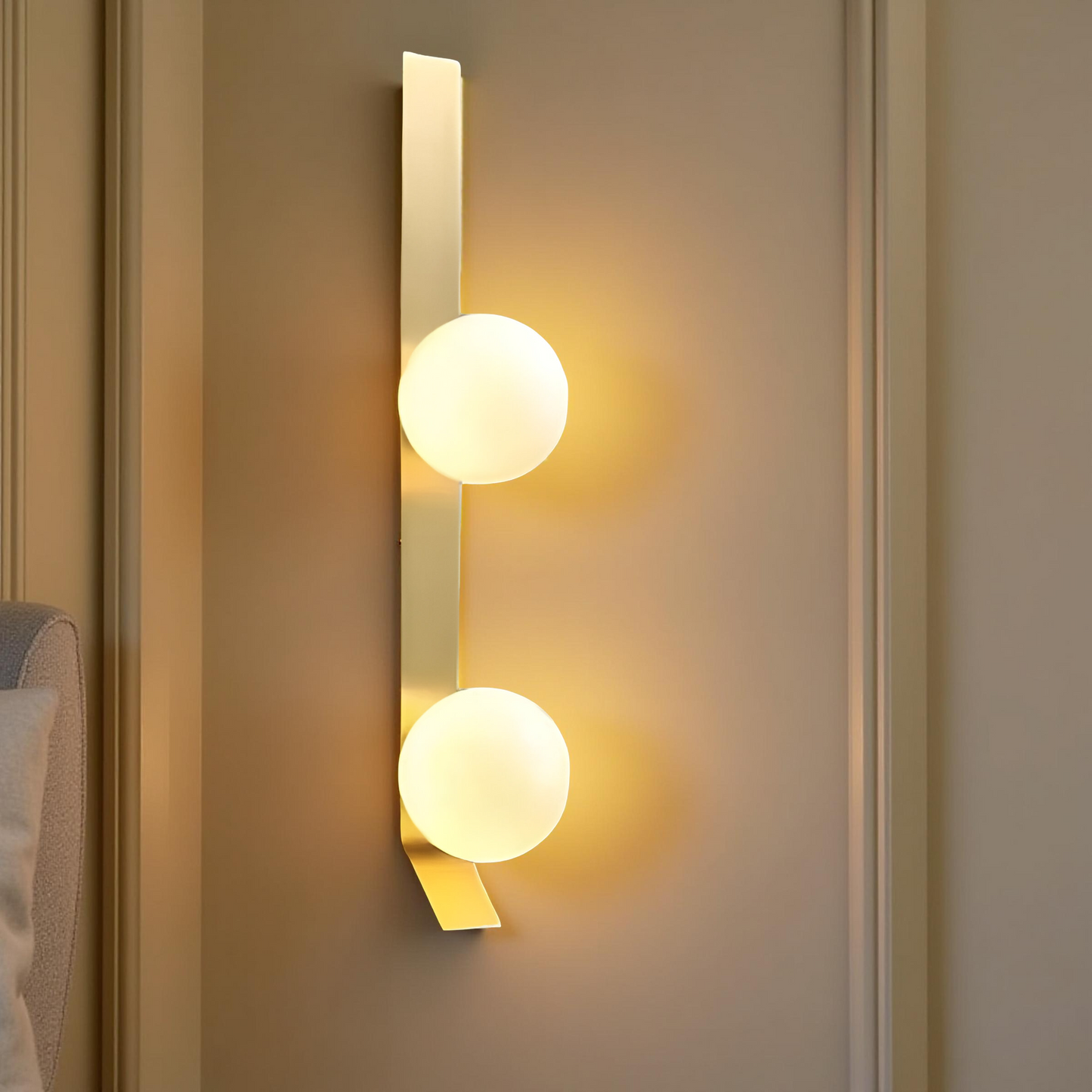 TWIN MOON GLOW WALL LIGHT