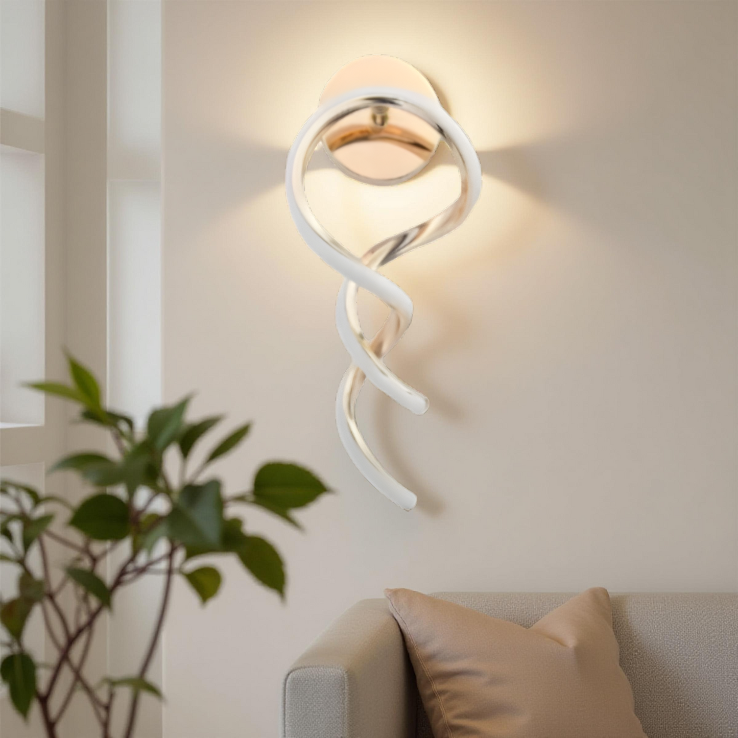LED SPIRAL WALL LIGHT