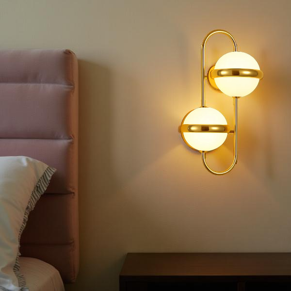 TWIN GLOW BEDSIDE WALL LIGHT