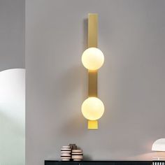 TWIN MOON GLOW WALL LIGHT