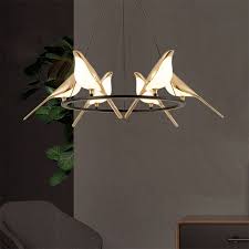 GOLD BIRD CHANDELIER