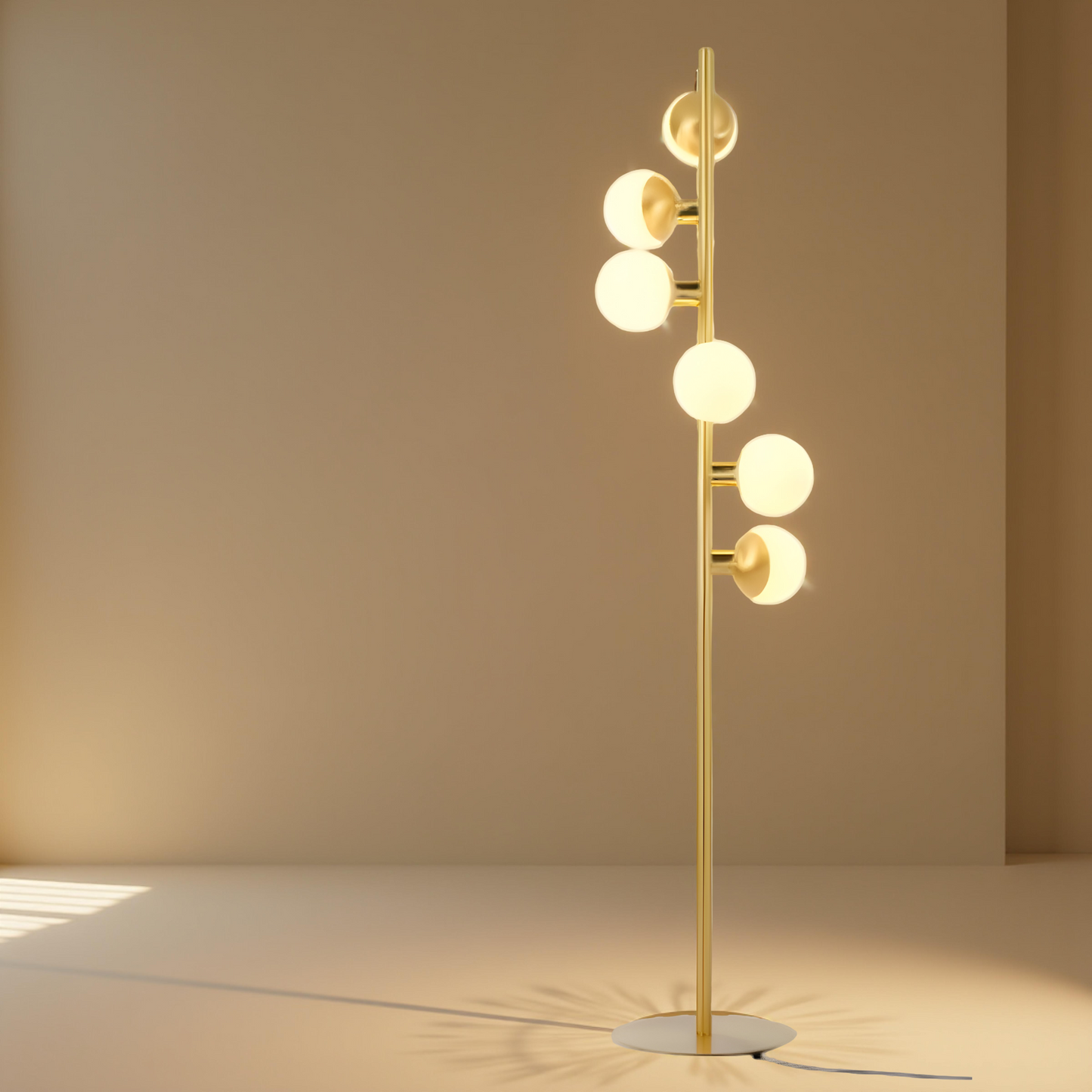 SPIRAL GLOW FLOOR LAMP