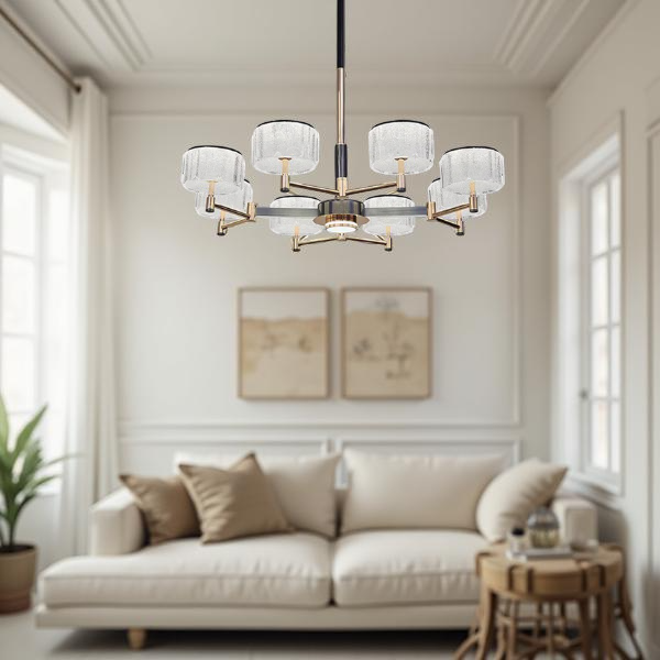 ICE CRYSTAL ELEGANCE CHANDELIER
