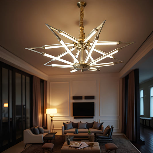 ELEGANT STAR GLOW CEILING CHANDELIER