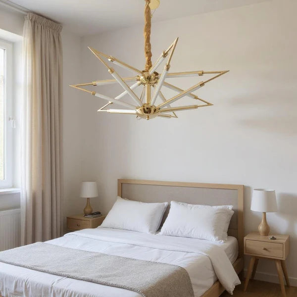 ELEGANT STAR GLOW CEILING CHANDELIER