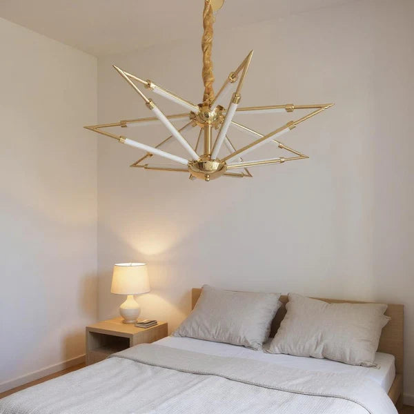 ELEGANT STAR GLOW CEILING CHANDELIER