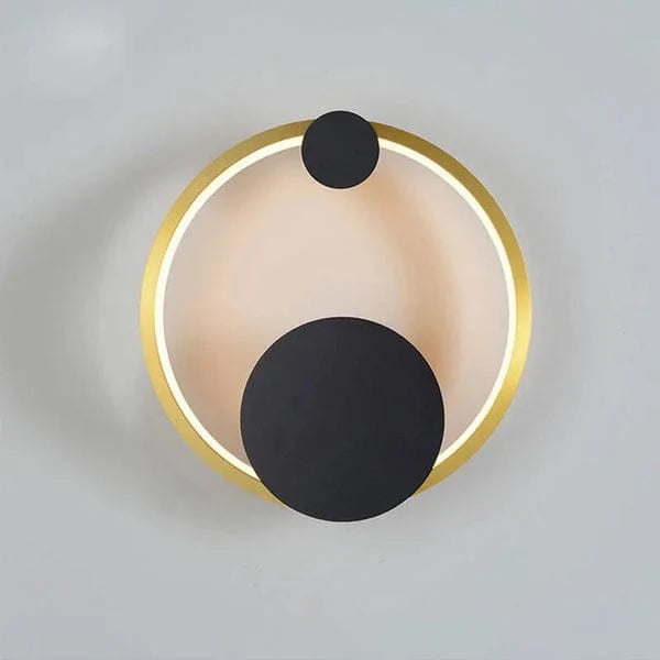GOLD RING WALL LIGHT